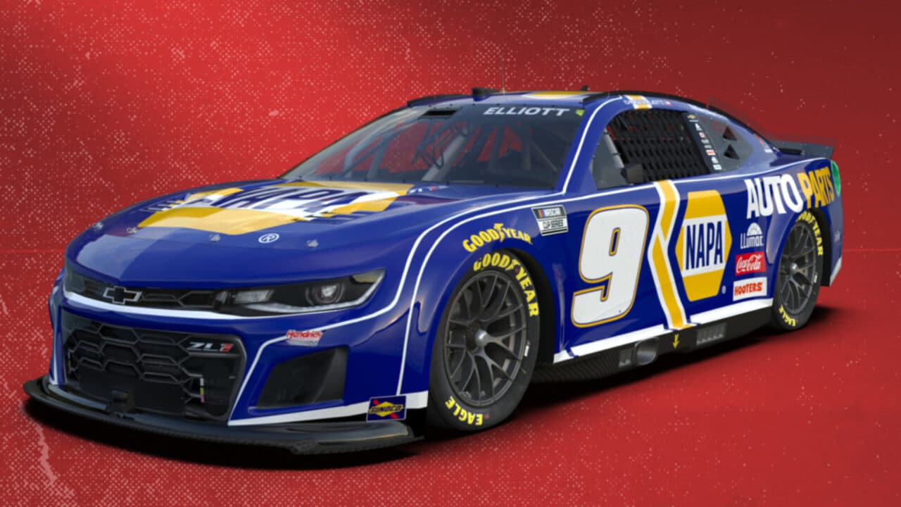 hero image for Hendrick Motorsports, NAPA Reveal New Design for Chase Elliott in 2024