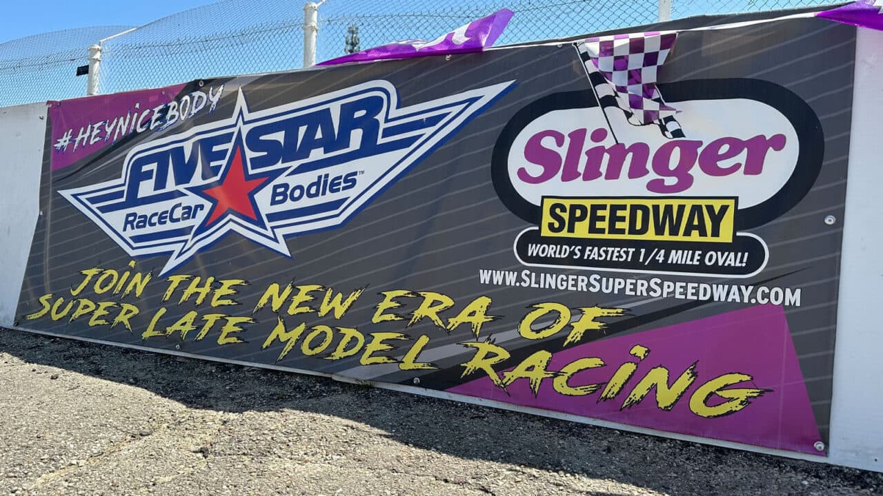 hero image for Five Star Race Car Bodies Presenting Sponsor of Slinger Nationals Broadcast