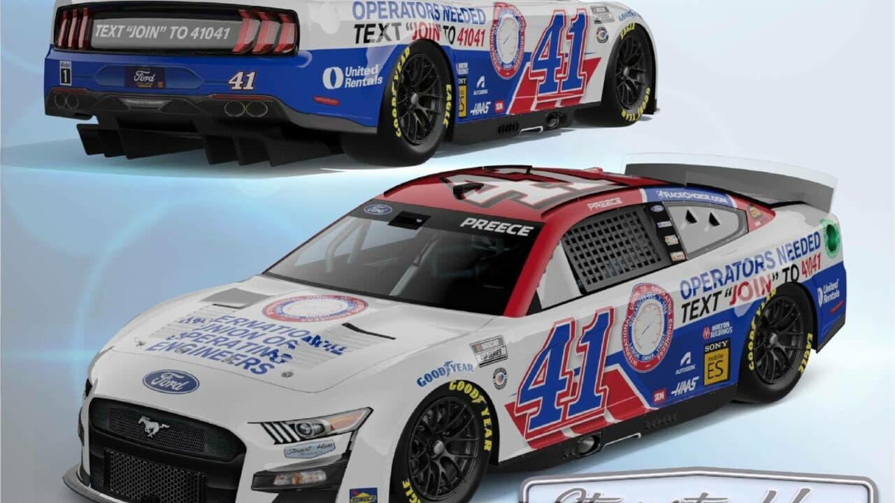 hero image for Ryan Preece, Stewart-Haas Partner with International Union of Operating Engineers