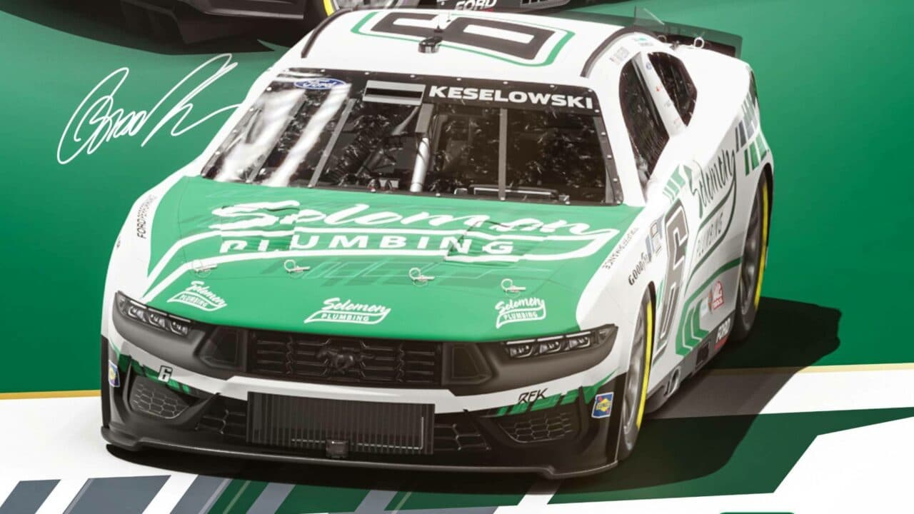hero image for Solomon Plumbing Returns to RFK Racing for Four-Race Primary Sponsorship in 2024