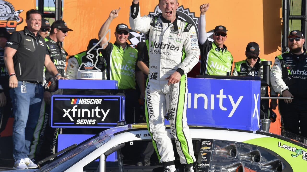 hero image for AJ Allmendinger Dominates Xfinity Race at COTA