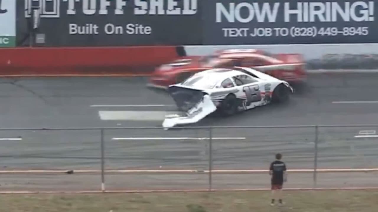 hero image for Cole Butcher, Mike Hopkins Collide Battling for St. Patrick's 150 Win at Hickory
