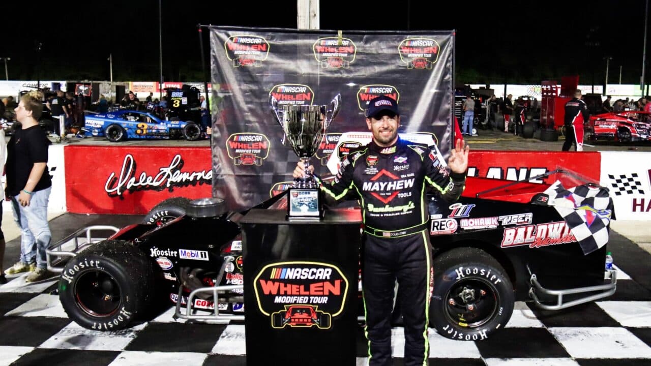 hero image for Coby Goes Wire to Wire in NASCAR Mod Tour Win