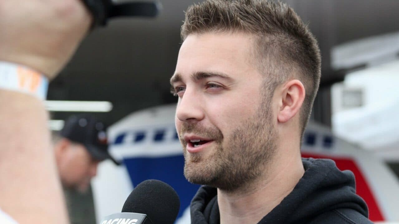 hero image for Ty Majeski is the Rattler 250 Favorite After Practice Day But ...
