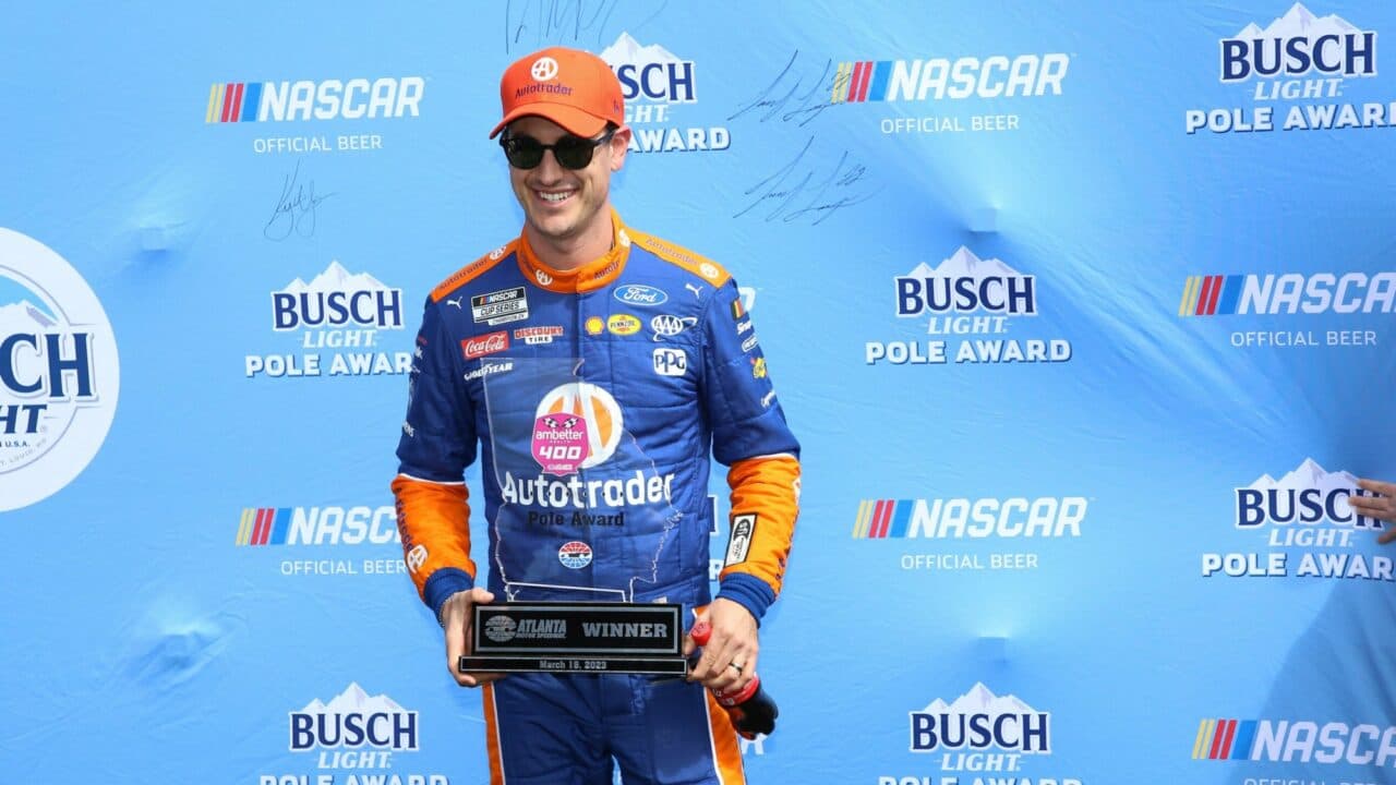 hero image for Joey Logano Leads Ford-Dominated Qualifying Session at Atlanta