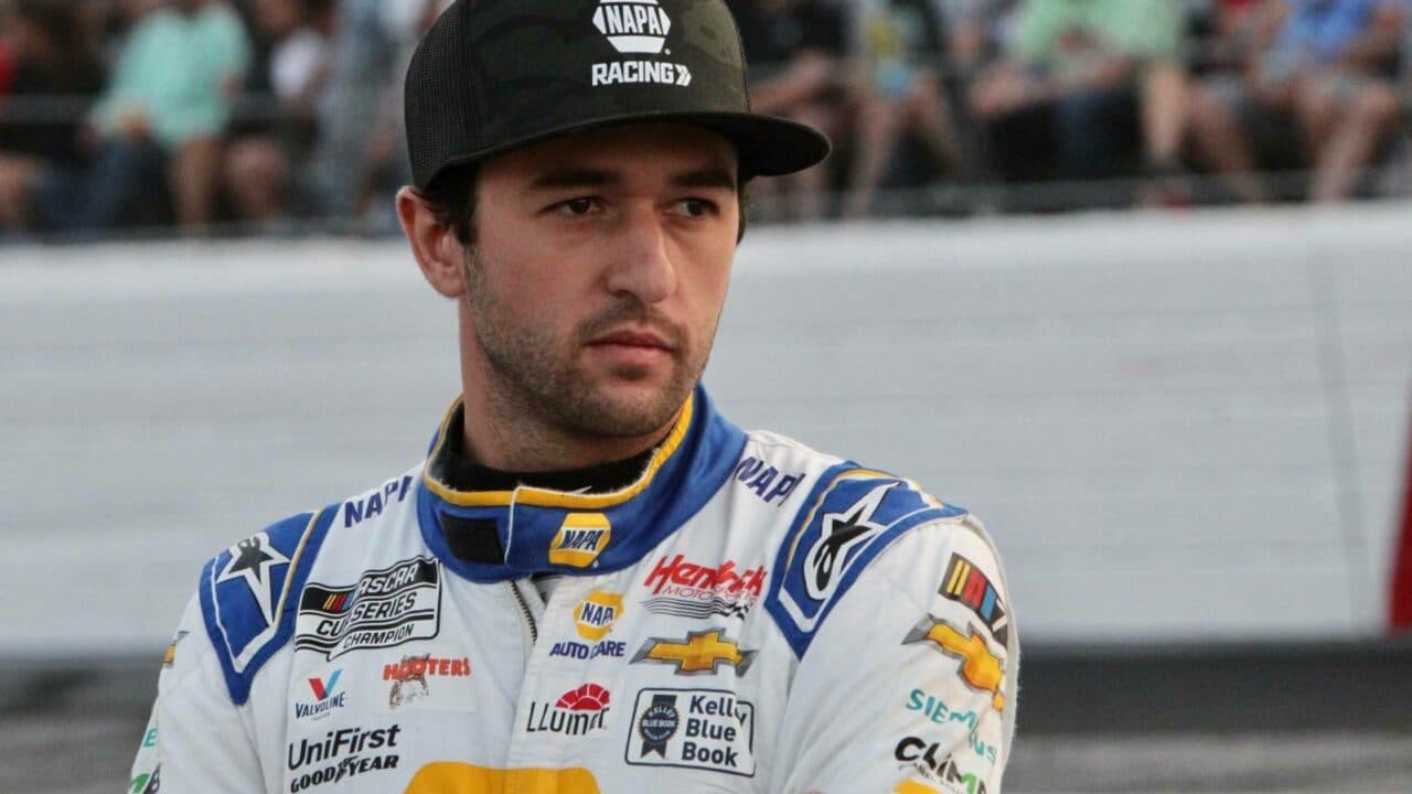 hero image for Chase Elliott Benched for Intentionally Crashing Hamlin; Corey LaJoie Driving Hendrick No. 9