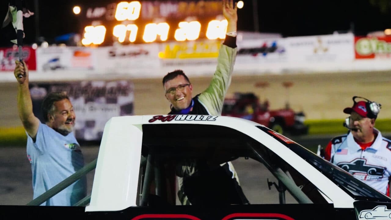 hero image for Holtz Tops Midwest Truck Series Main Event During The Prelude To The Nationals at Slinger