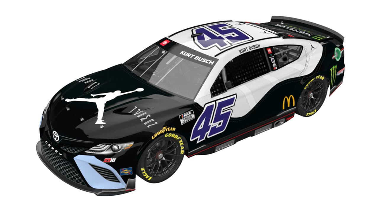 hero image for 23XI Racing Unveils Air Jordan 11 Scheme for Richmond