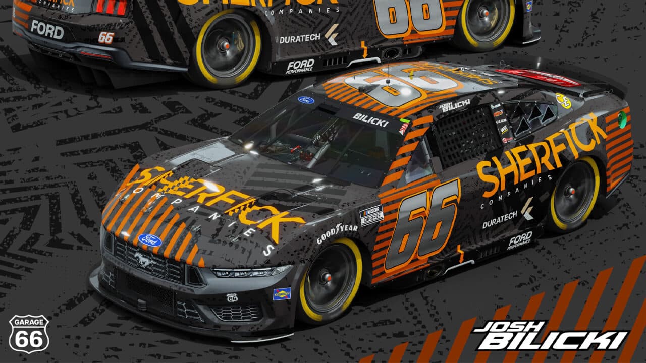 hero image for Sherfick Companies Partnering with Josh Bilicki, Garage 66 for Brickyard 400