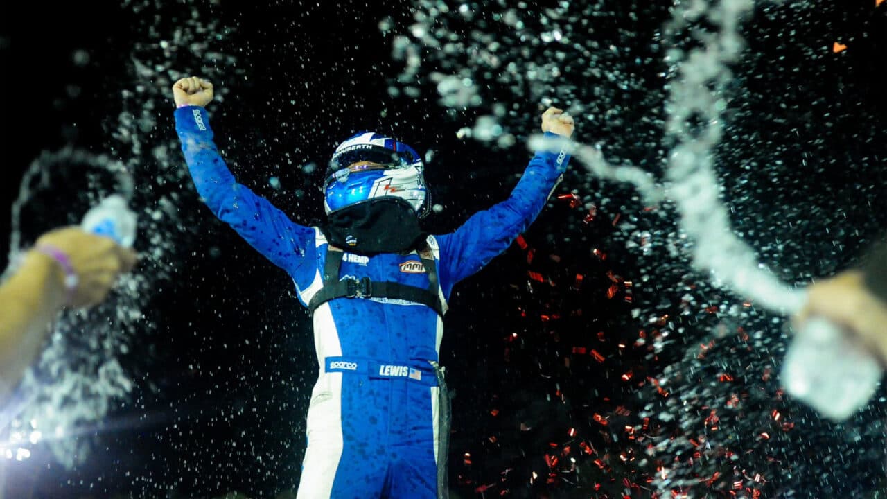 hero image for Landen Lewis Rebounds for zMAX CARS Tour Win at Anderson