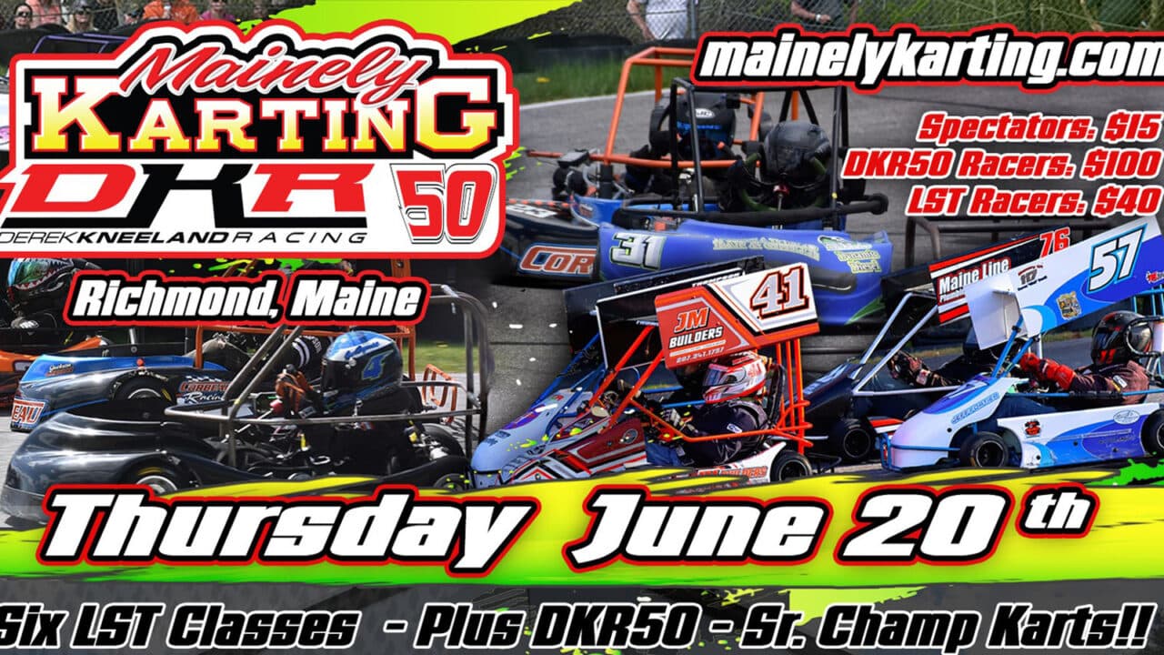 hero image for $5,041 to Win DKR 50 Slated for June 20th at LST Motorsports Park