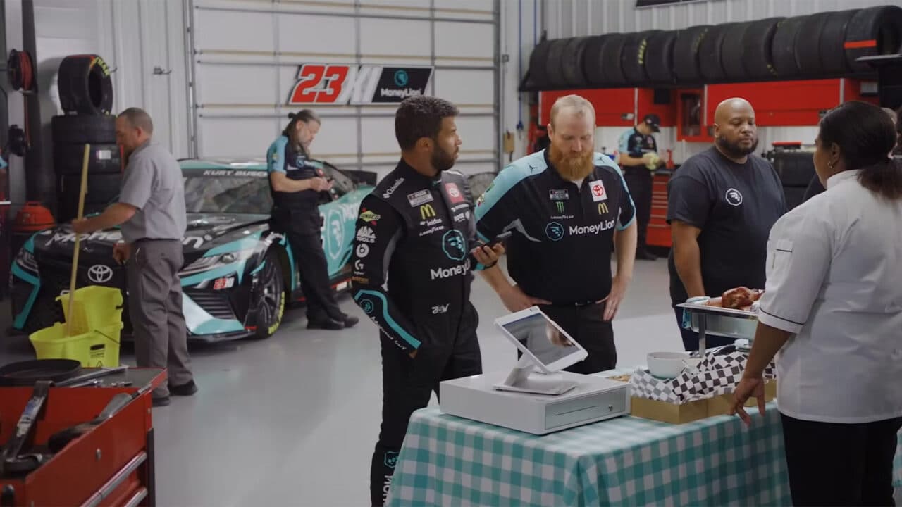 hero image for New 23XI Racing/MoneyLion Commercial