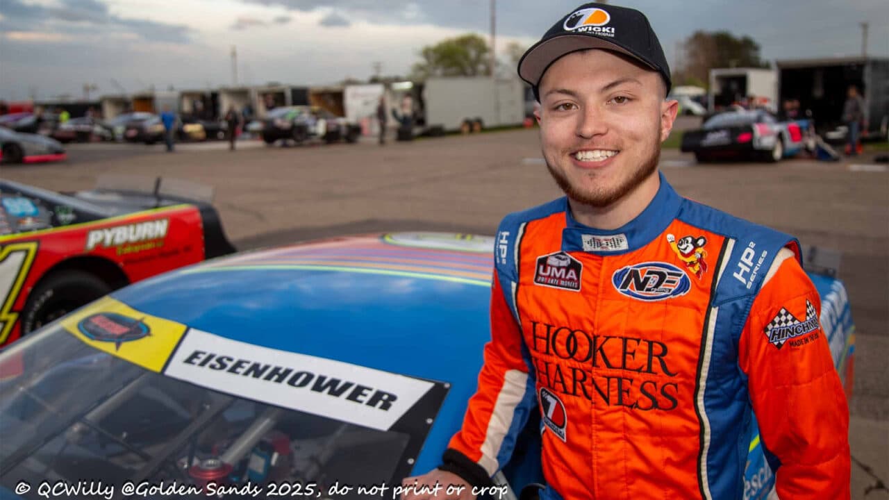 hero image for Eisenhower Fourth After Opening Segment of Kulwicki Driver Development Program