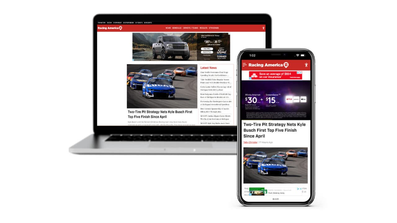 hero image for “Racing America On SI” Launches on Sports Illustrated Platform