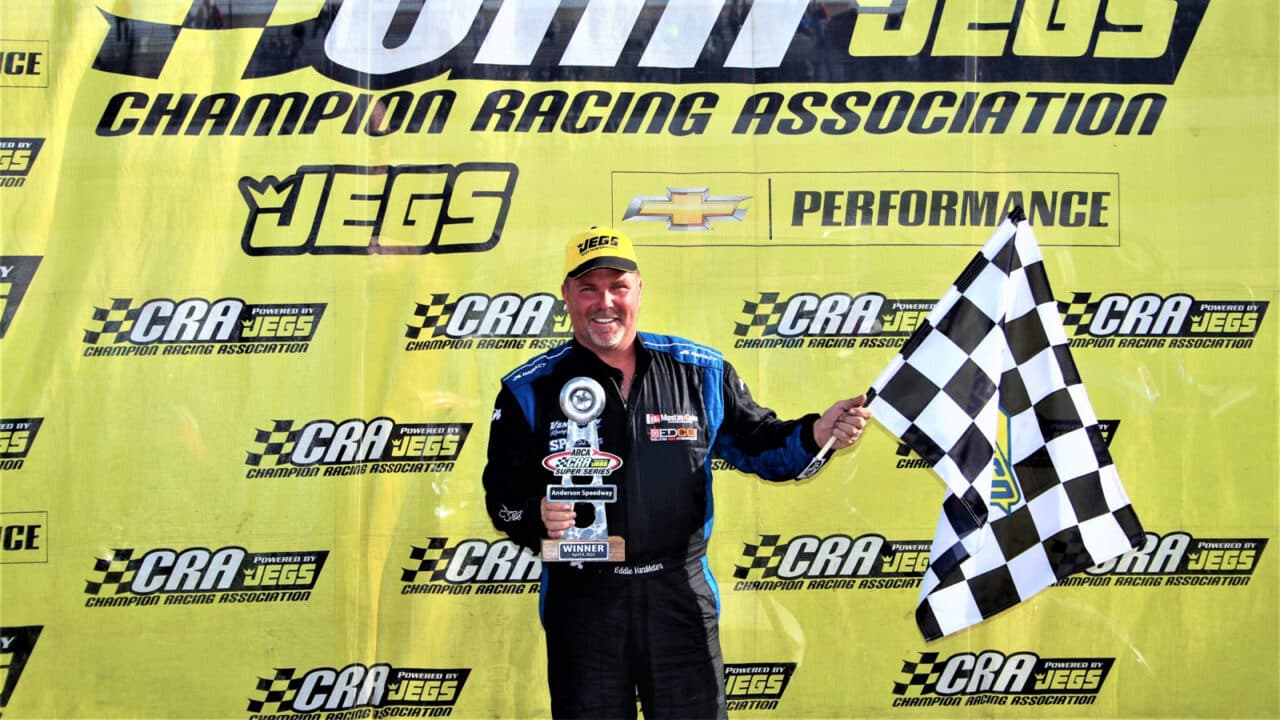 hero image for Van Meter Back in Victory Lane at Anderson Speedway