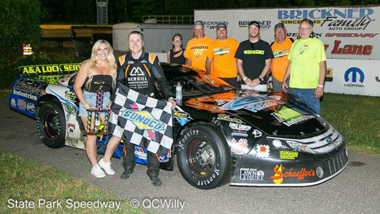 hero image for Justin Mondeik Bests Erik Jones On Late Restart at State Park