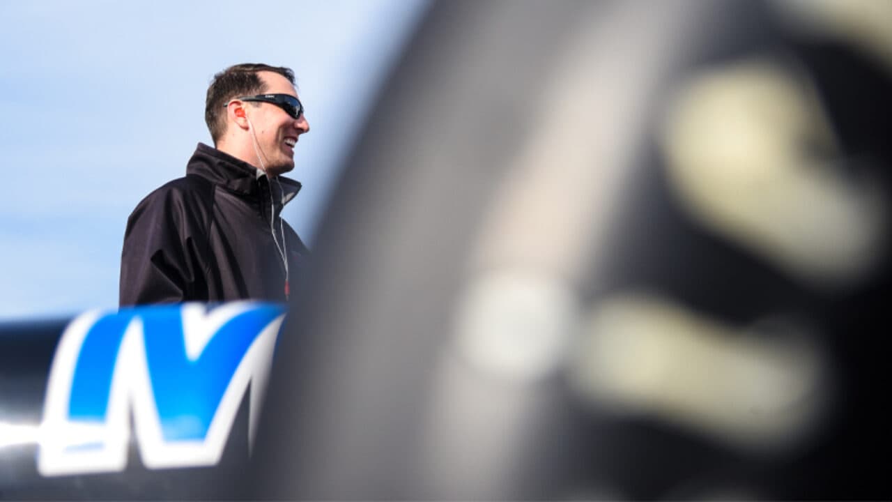 hero image for Kyle Busch's 2011 Slinger Nationals Victory Lane Interview