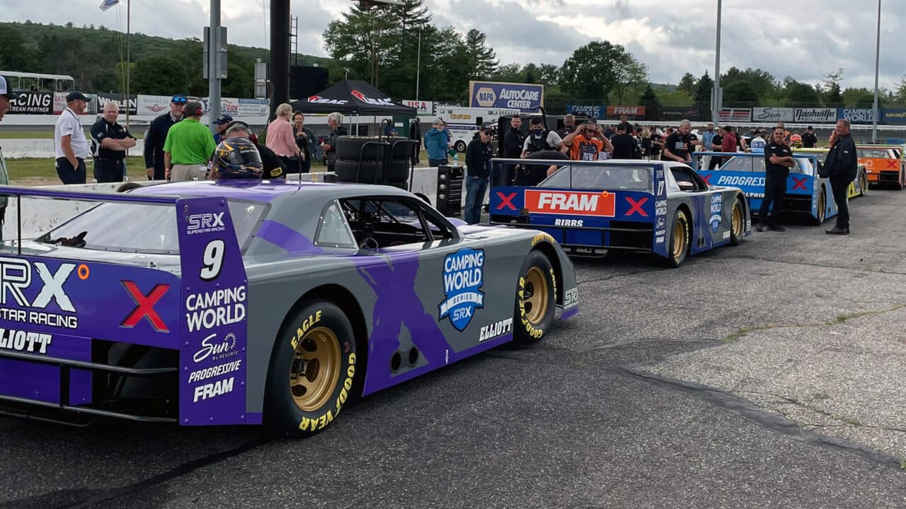 hero image for SRX Returns to Stafford Speedway This Weekend