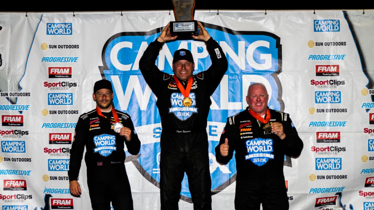 hero image for Newman Secures SRX Victory at Stafford Speedway