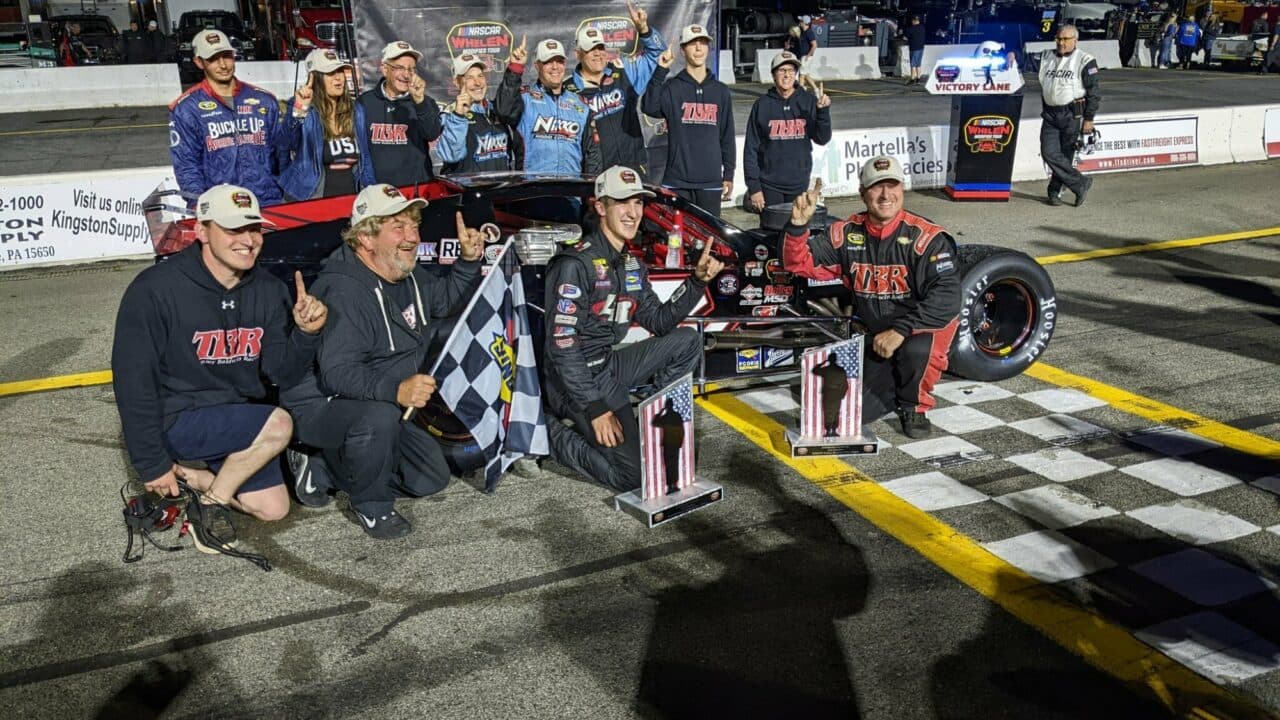 hero image for Christopher Jr. Wins First NASCAR Modified Race with TBR
