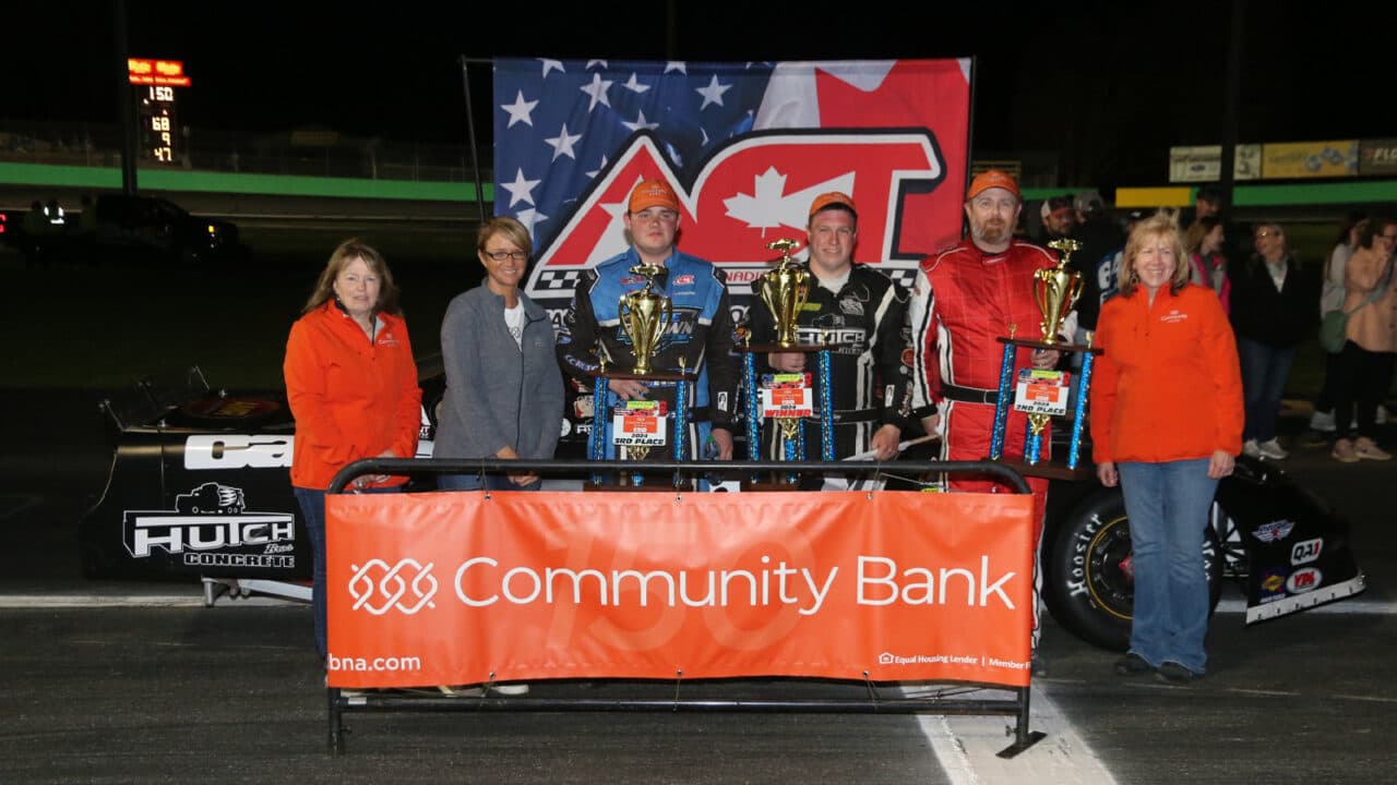 hero image for Chris Pelkey Takes ACT Community Bank 150 Checkers at Thunder Road