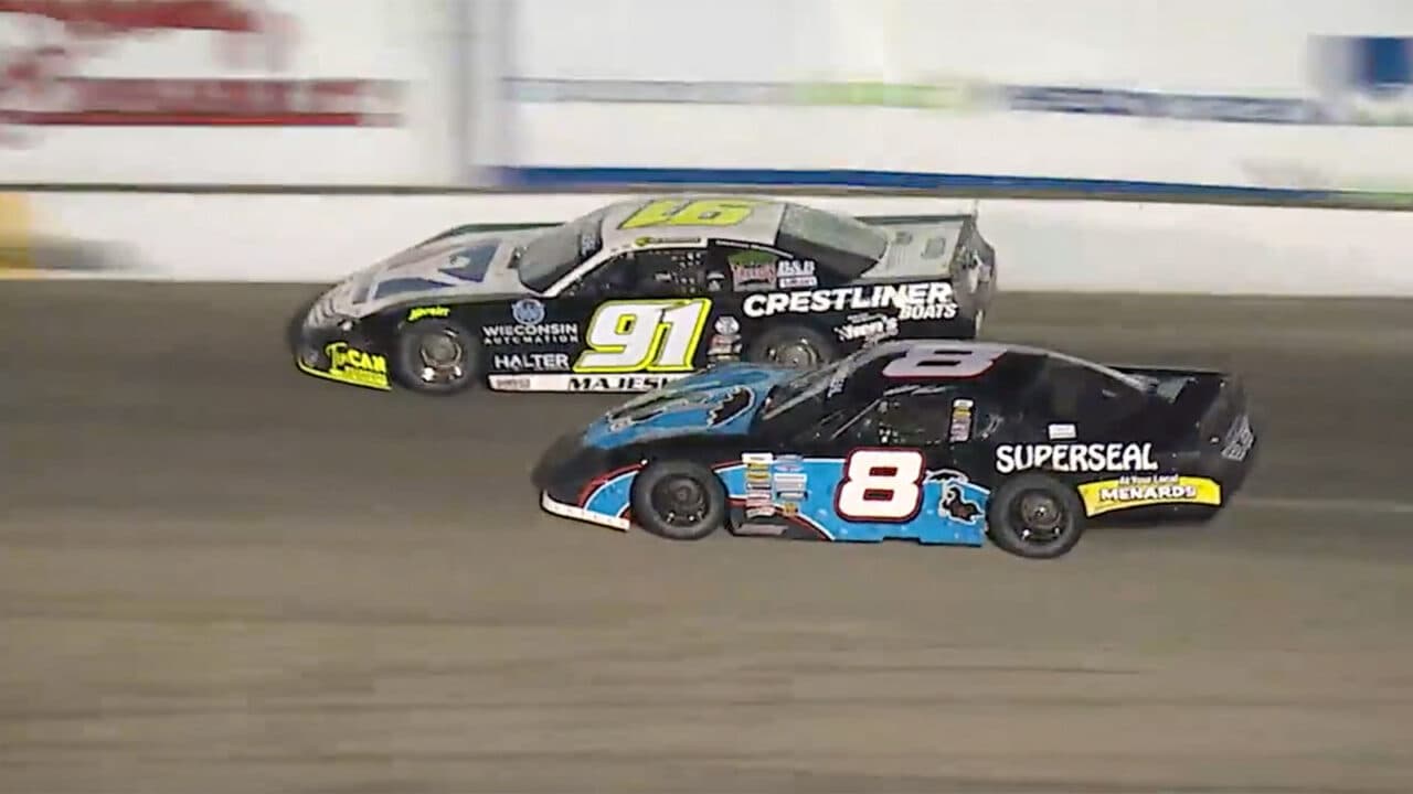 hero image for Matt Kenseth and Ty Majeski Battle For The 2019 Slinger Nationals Title