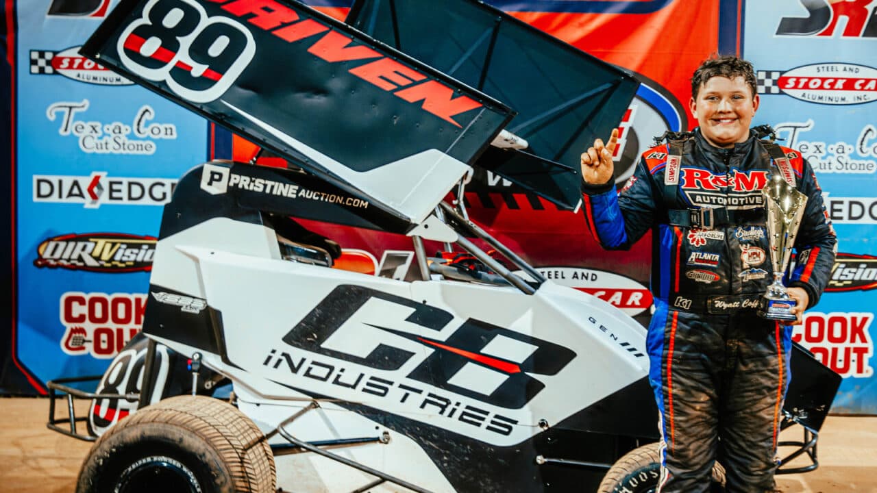 hero image for Wyatt Coffey Scores Breakthrough Victory at Millbridge Speedway