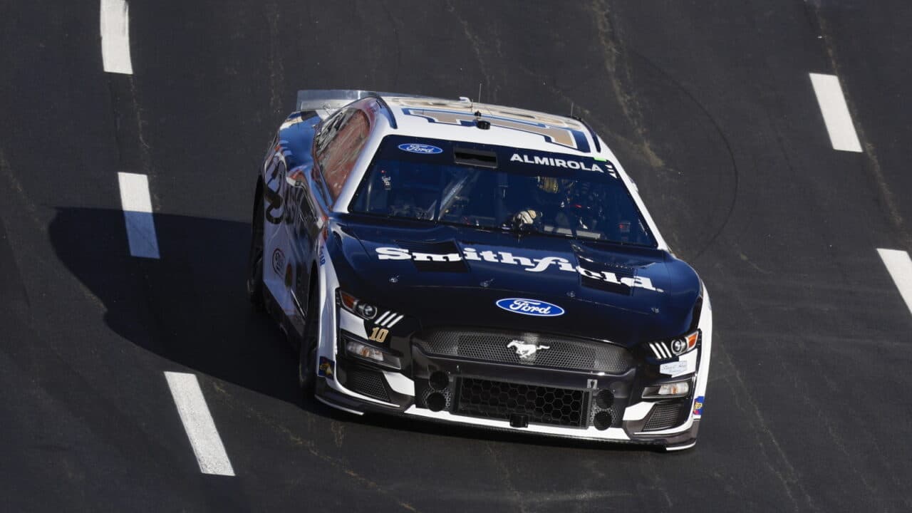 hero image for Aric Almirola to Lead Field to Green in Busch Light Clash; Starting Lineup Set