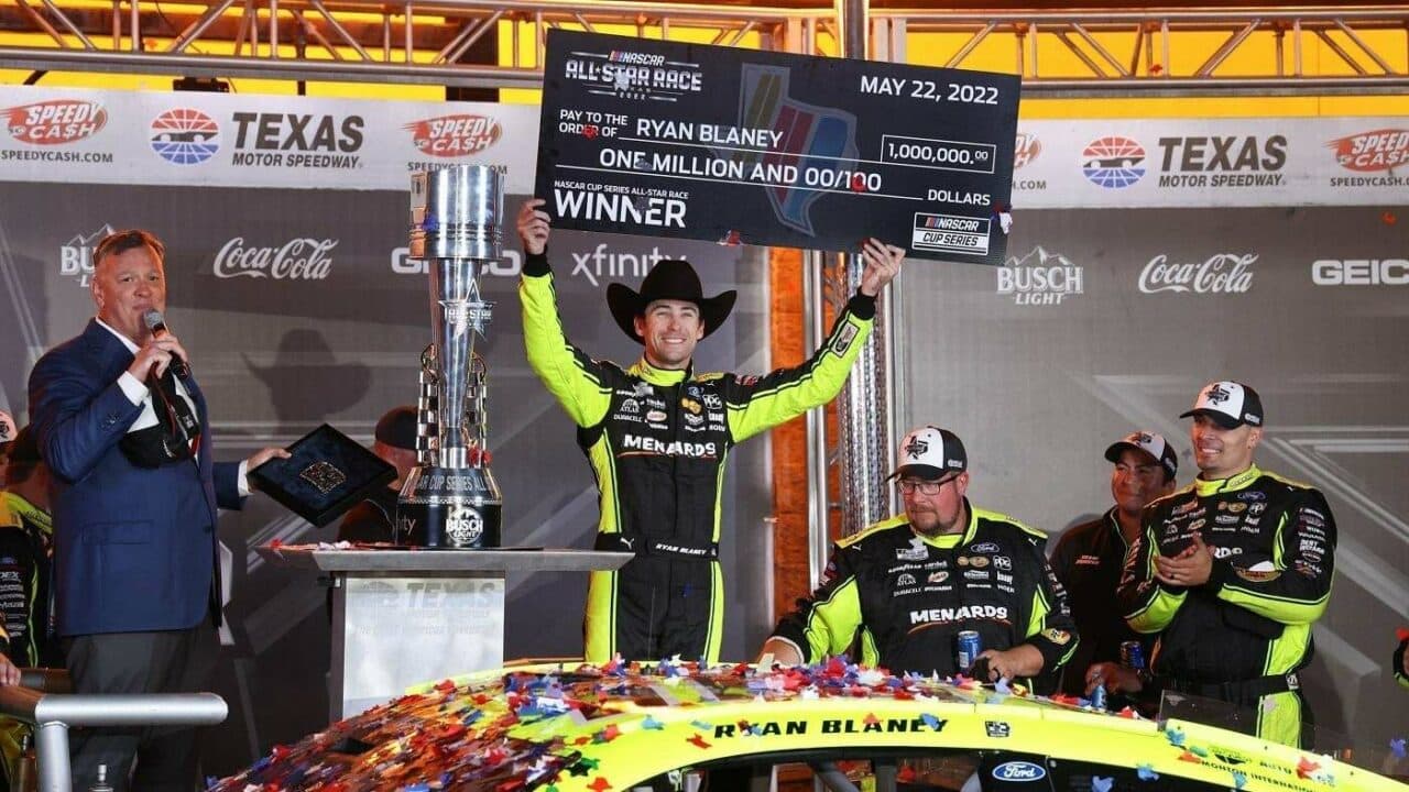 hero image for All Star Race Leaves Blaney Rich, Hamlin Peeved