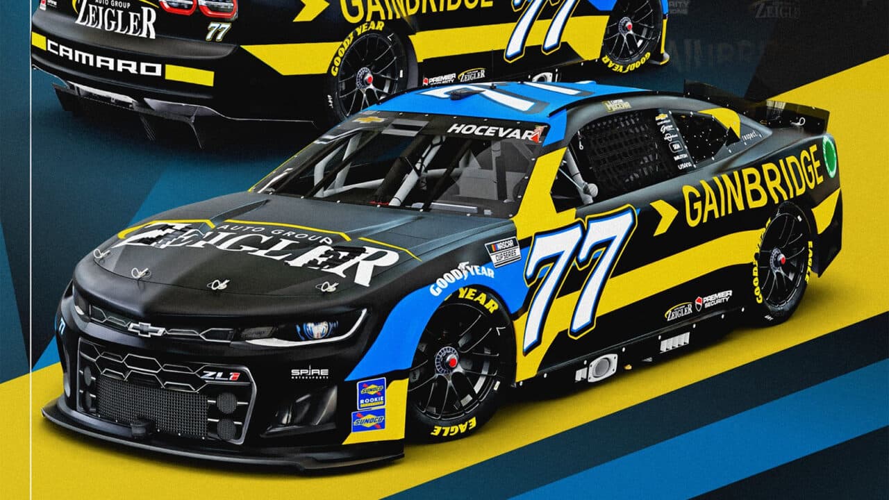 hero image for Ziegler, Gainbridge to Co-Sponsor Hocevar, No. 77 Spire Entry in Daytona 500