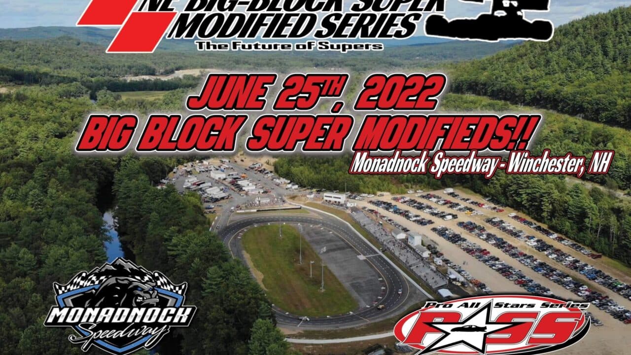 hero image for NE Big-Block Super Modifieds Heading to Monadnock