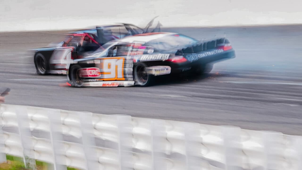 hero image for Erik Jones Derby Run Ends with Ty Majeski Run-In