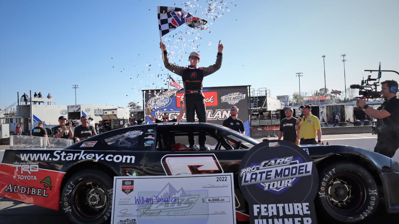 hero image for Fortune Favors Sawalich in Sixth CARS Pro Late Win
