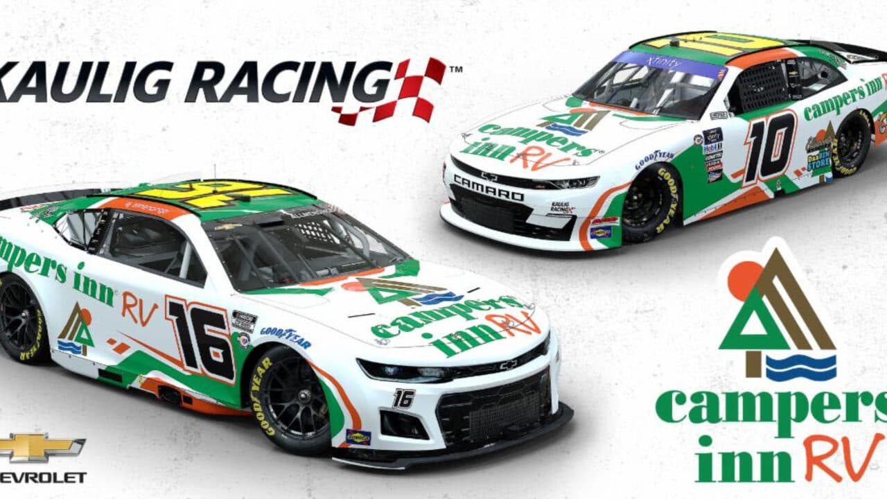 hero image for Campers Inn RV Joins Kaulig Racing; Named Official RV Partner