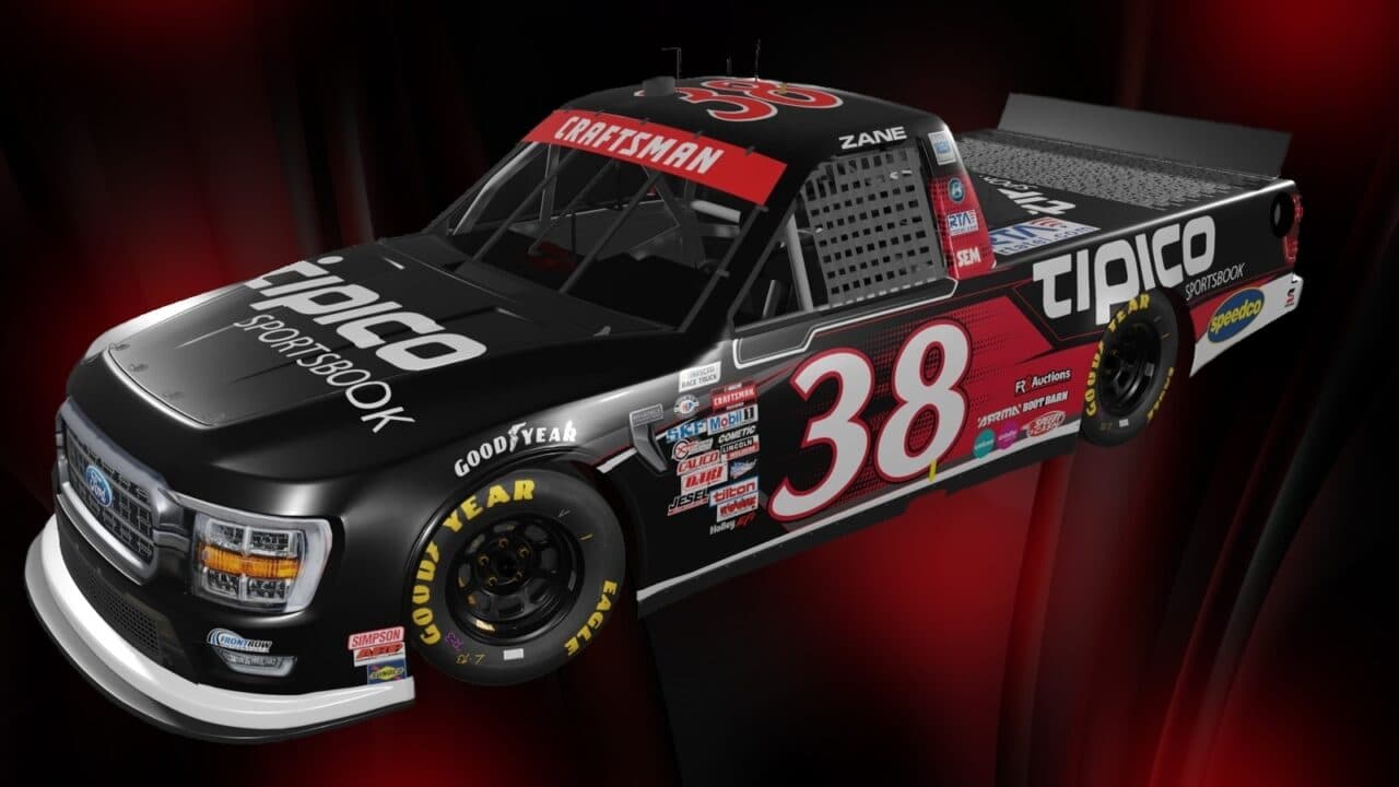 hero image for Tipico Sportsbook Launches 'Ride with Zane' Program with Front Row Motorsports, Zane Smith