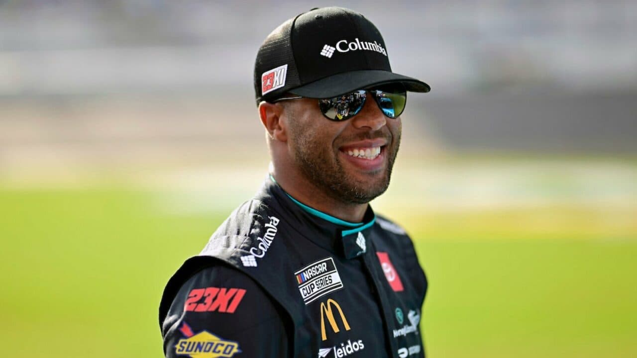 hero image for Bubba Wallace 'Relieved' by Securing First-Career Playoff Berth