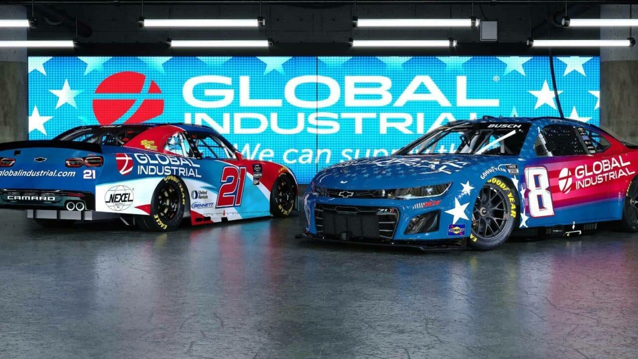 hero image for Global Industrial Returns to RCR; Adds Cup Sponsorship for Kyle Busch