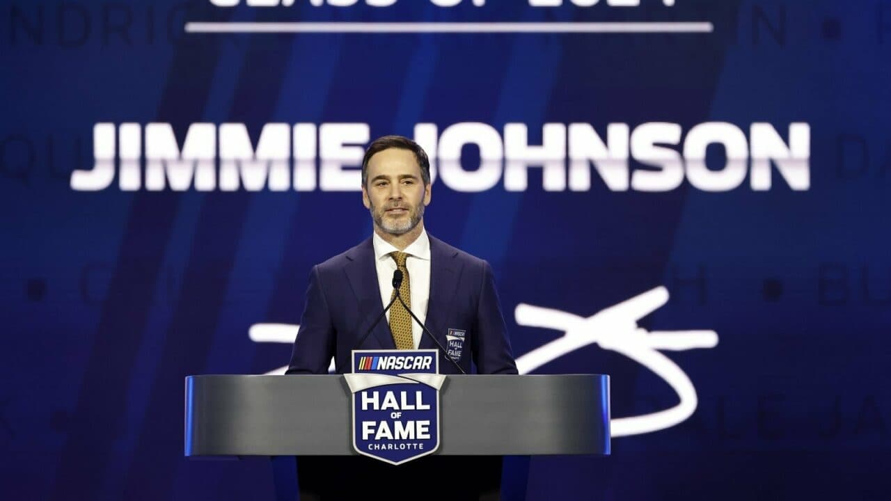 hero image for Jimmie Johnson, Chad Knaus, and Donnie Allison Inducted into NASCAR Hall of Fame