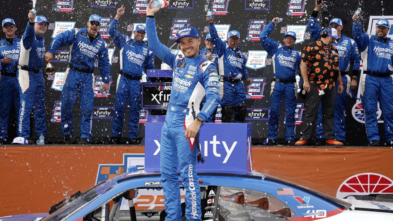 hero image for Nick Steger's "Full Circle" Moment Highlights Special COTA Weekend for Hendrick Motorsports