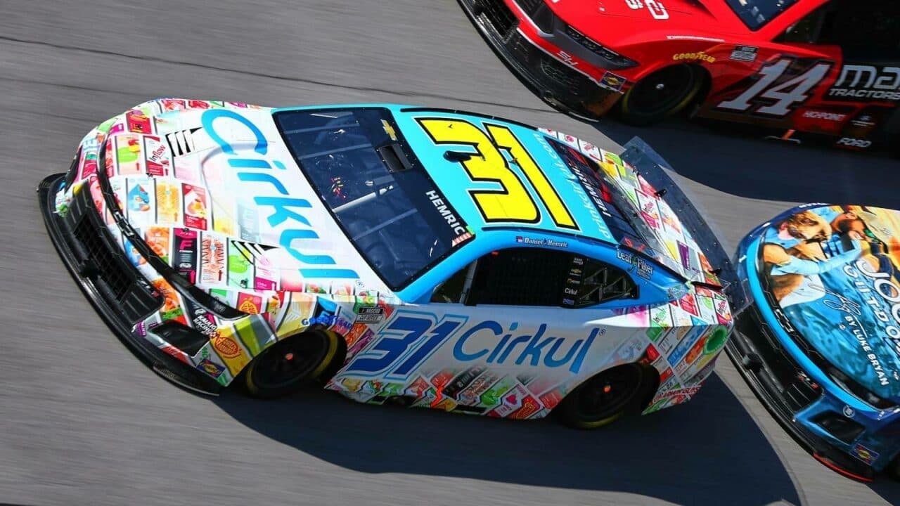 hero image for Daniel Hemric Leads Eight Laps, Records First Top-10 of 2024 at Talladega