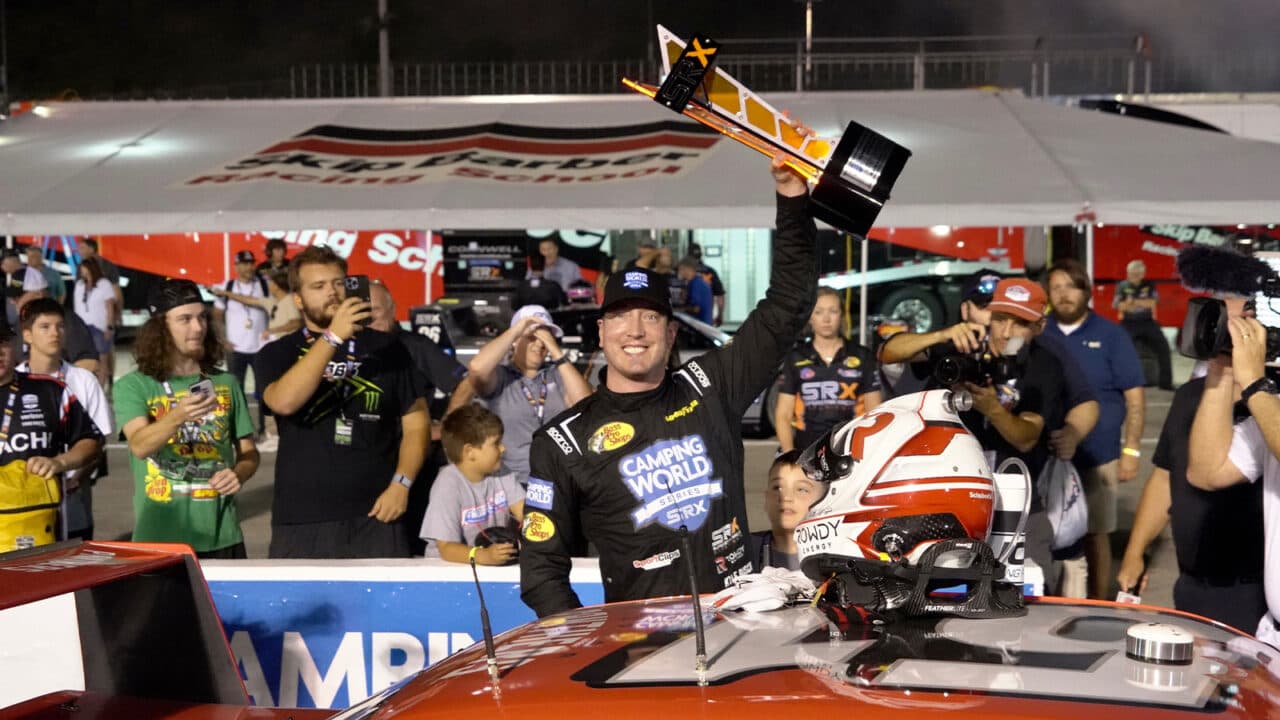 hero image for Kyle Busch Wins in SRX Debut at Pulaski County