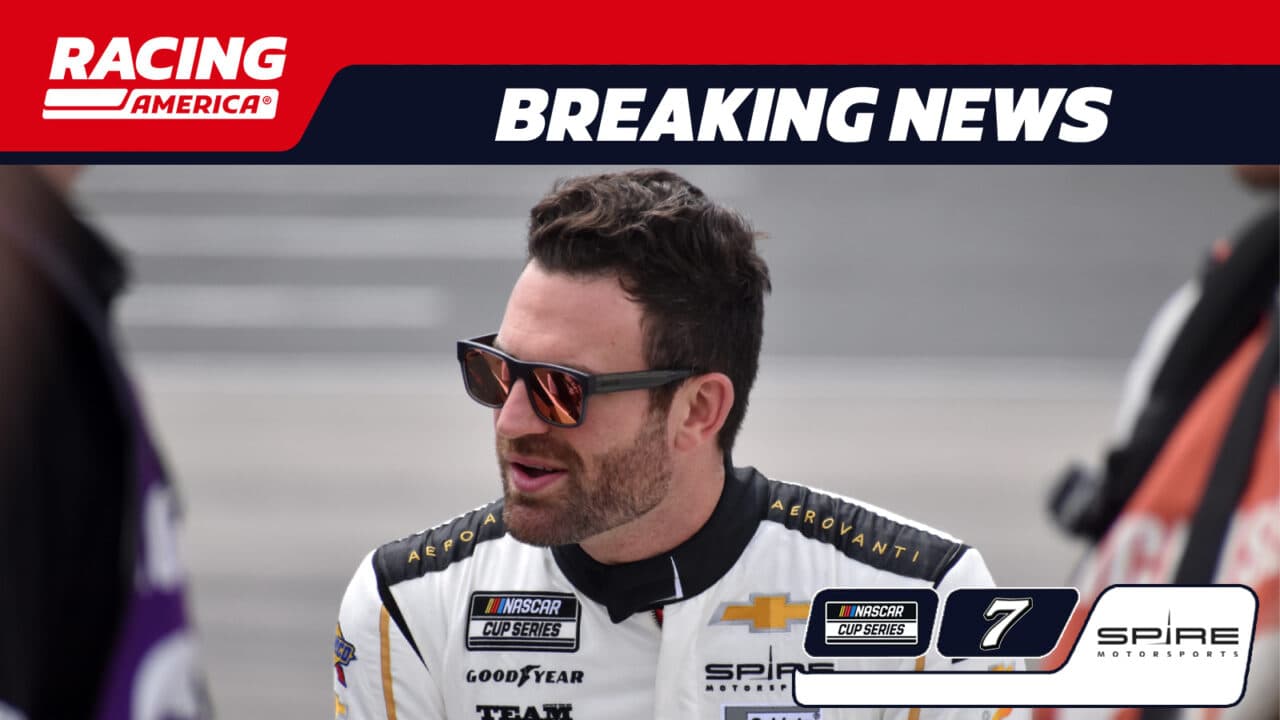 hero image for Corey LaJoie Inks Multi-Year Extension with Spire Motorsports