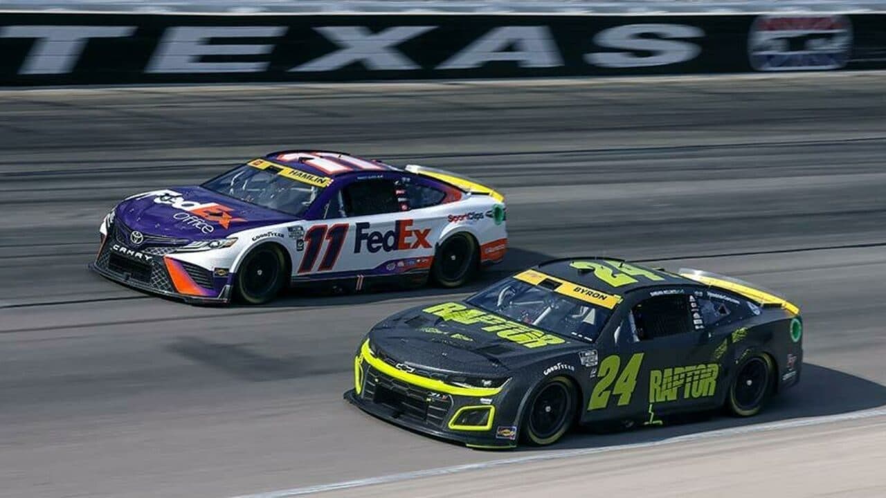 hero image for Hamlin Adds Byron to the List after Texas Run-In