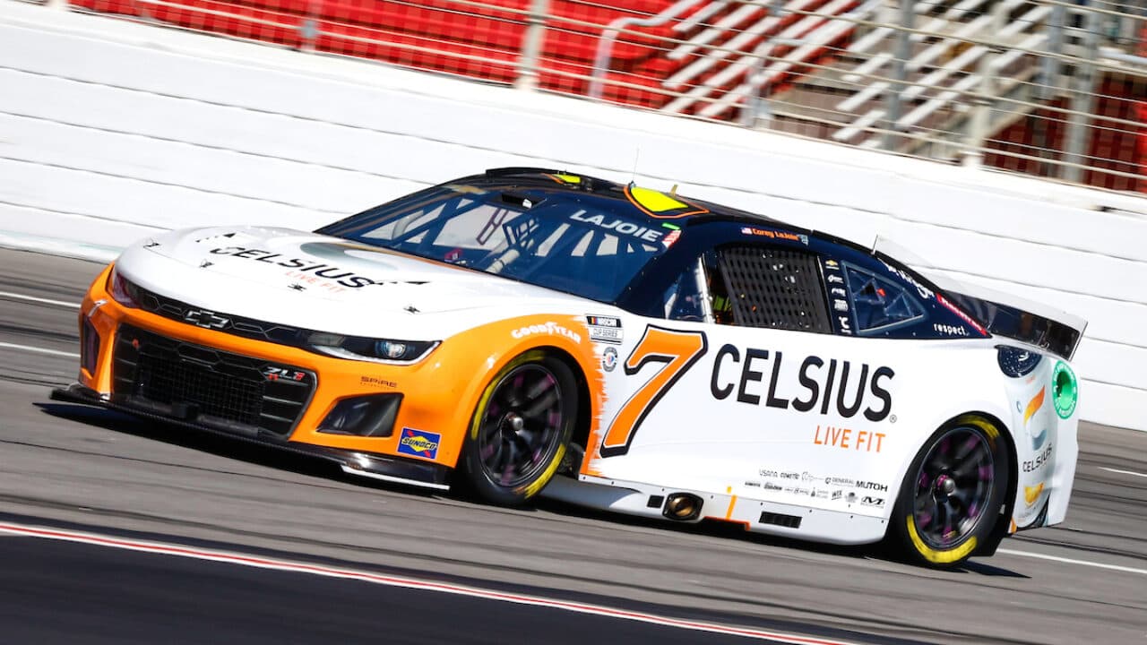 hero image for CELSIUS Extends Relationship with Corey LaJoie, Spire Motorsports in 2024