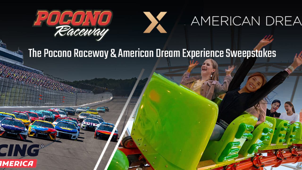 hero image for Pocono Raceway, American Dream, and Racing America Summer Sweepstakes