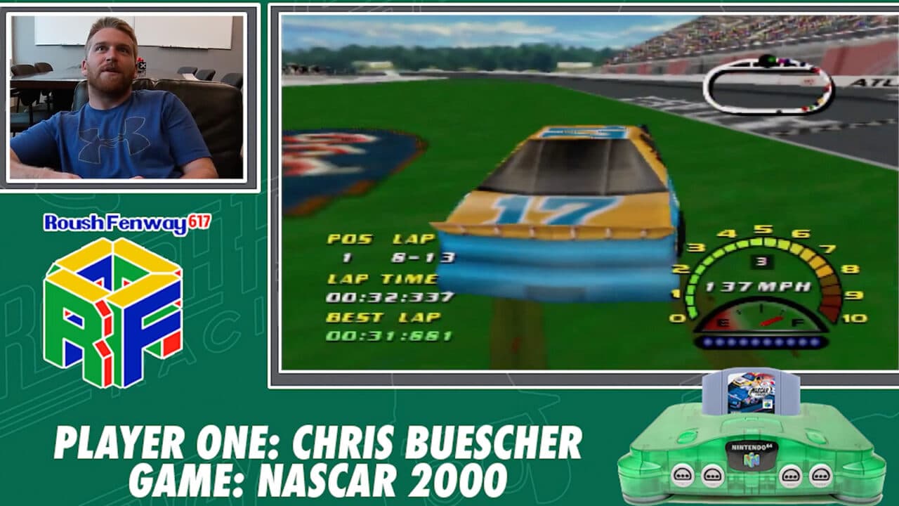 hero image for RFK Racing Presents: "Chris Buescher Plays NASCAR 2000"