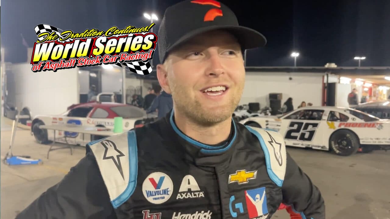 hero image for William Byron Post Race Interview - '23 Clyde Hart Memorial 100