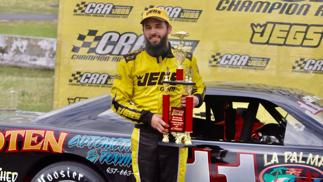 hero image for Fleming Gets First Ever Vore’s Welding CRA Late Model Sportsman Win at Cabin Fever