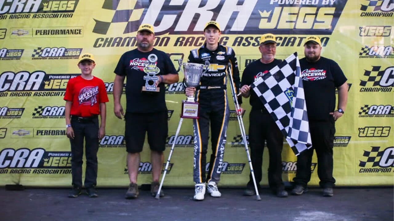 hero image for Hocevar Wins JEGS/CRA All-Stars Tour Second Triple Crown Event at Birch Run Speedway
