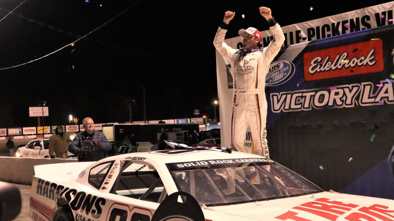 hero image for Josh Berry Claims CARS Tour Victory at Greenville